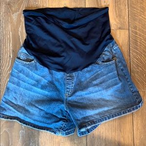 Denim Shorts Maternity